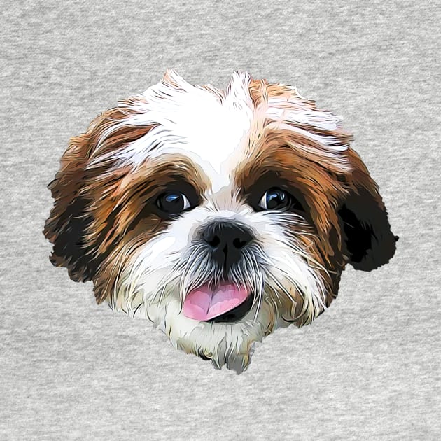 Shih Tzu Puppy Dog by Elarex